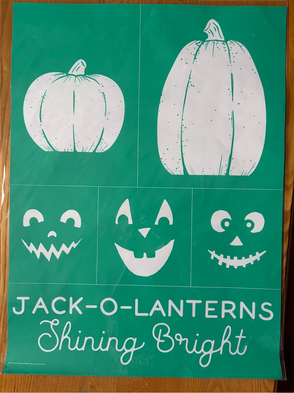 Shining Bright Jack-O-Lantern Stencil Set - Silk Screen Transfer